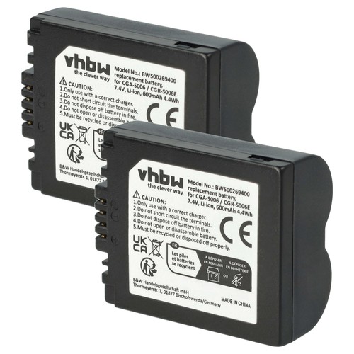 Batteria per panasonic - 2x,