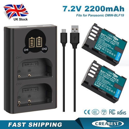Batteria caricabatterie - 2x,